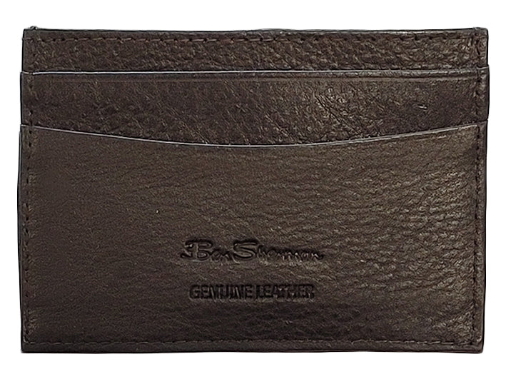 Portefeuilles Ben Sherman Koki Leather Card Holder Marron | GPQ-31057146